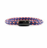 Maritim Segeltau Armband Blau Orange