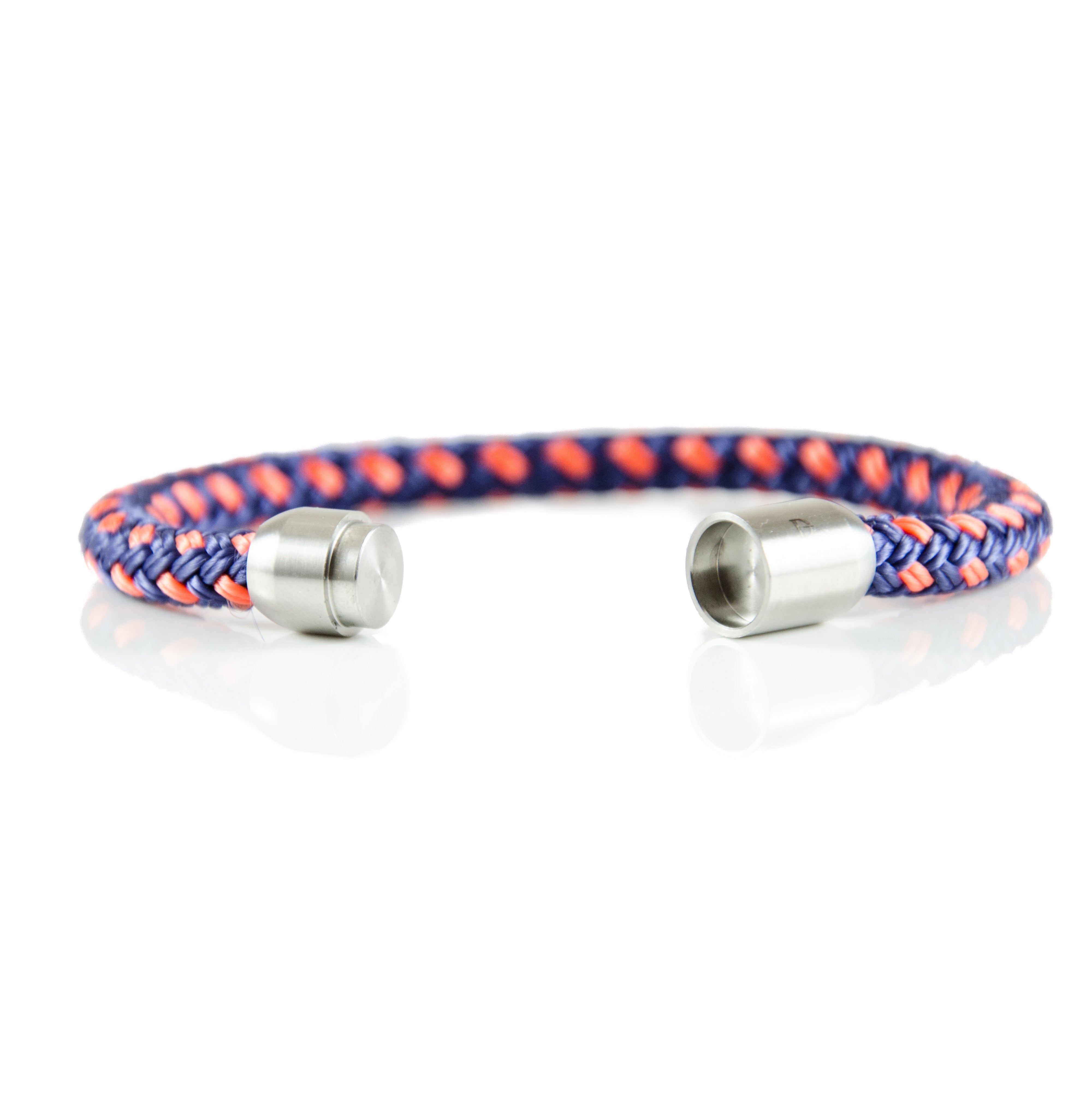 Maritim Segeltau Armband Blau Orange